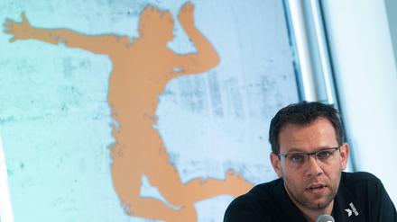 Der neue Trainer der BR Volleys, der Franzose Cedric Enard.