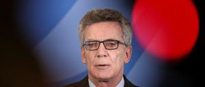 Der frühere Bundesinnenminister Thomas de Maiziere (CDU)