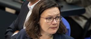 Die Besetzung des GIZ-Vorstandes könnte für SPD-Chefin Andrea Nahles (SPD) zur Krise werden.
