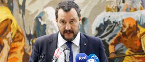 Matteo Salvini, Italiens Innenminister, sucht die Konfrontation mit der EU.