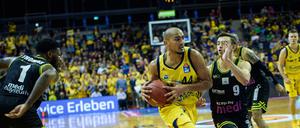 Nach drei überzeugenden Siegen (hier im Pokal gegen Bayreuth) mussten sich Stefan Peno und Co. am Mittwoch erstmals in der noch jungen Saison geschlagen geben.