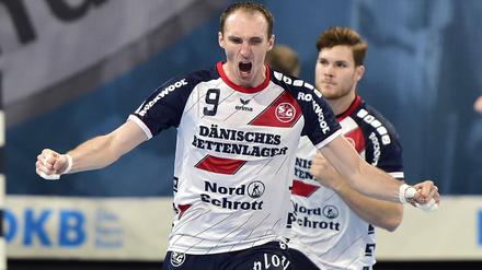 Er kann es noch immer. Holger Glandorf steht mit seinen Flensburgern ganz oben.