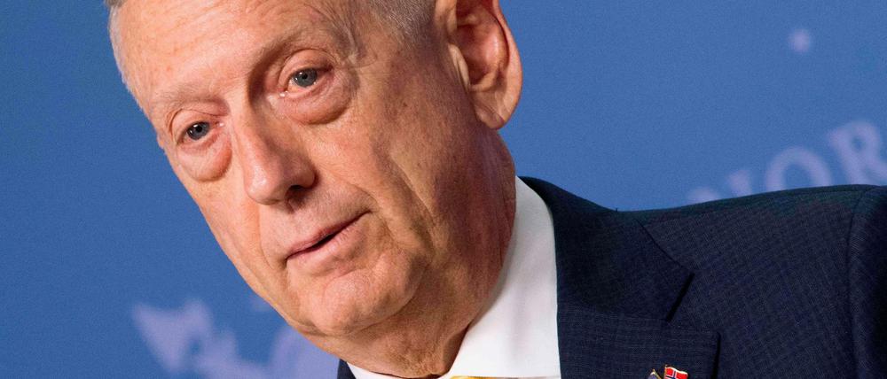 Verteidigungsminister James "Mad Dog" Mattis ist mit US-Präsident Trump nicht immer einer Meinung.