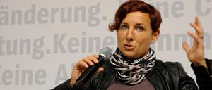 Juli Zeh - hier bei der Frankfurter Buchmesse - soll Verfassungsrichterin in Brandenburg werden.