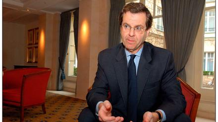 David Harris, CEO des American Jewish Committee, beim Interview mit dem Tagesspiegel im Jahr 2007 im Mosse-Palais am Leipziger Platz.