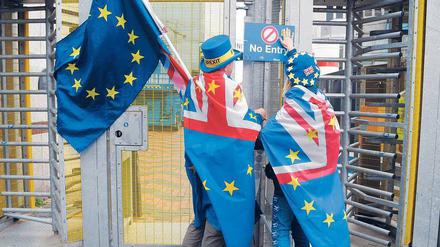No Entry, no Exit. Weder für den Verbleib in der EU noch für einen Weg hinaus gibt es derzeit eine Mehrheit. 