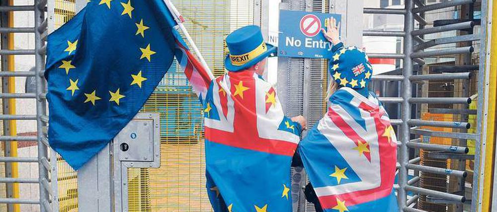 No Entry, no Exit. Weder für den Verbleib in der EU noch für einen Weg hinaus gibt es derzeit eine Mehrheit.