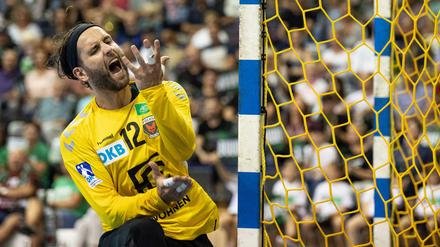 Silvio Heinevetter zeigte bei den Füchsen wieder starke Paraden.