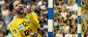 Silvio Heinevetter zeigte bei den Füchsen wieder starke Paraden.