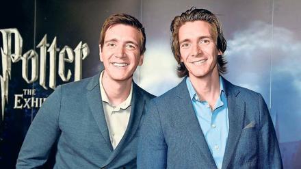 In Vertretung für Harry kamen die Weasley Zwillinge. 