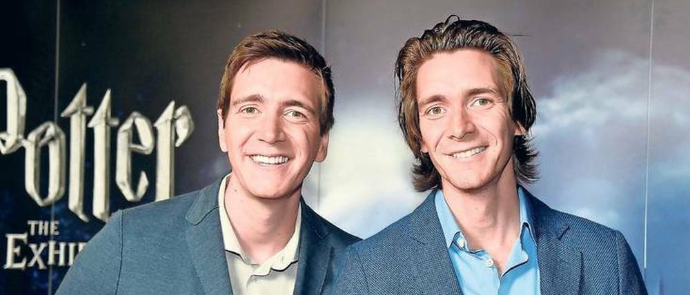 In Vertretung für Harry kamen die Weasley Zwillinge.