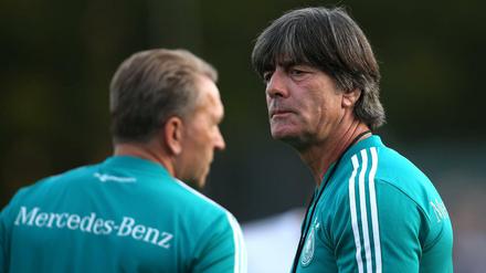 Joachim Löw beim Training der Nationalelf in Berlin.
