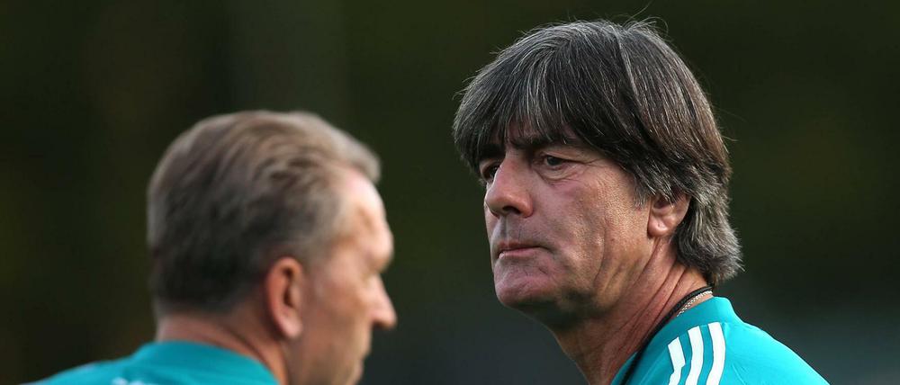 Joachim Löw beim Training der Nationalelf in Berlin.