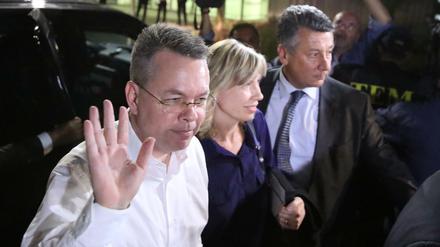 In Freiheit: Andrew Brunson und seine Frau Norrine