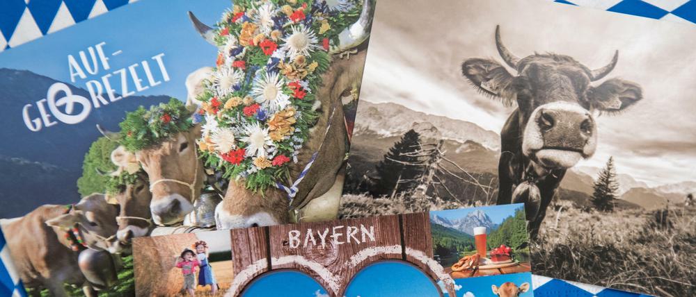 Die blau-weiß-bayrische Idylle kennt man in Berlin nur von Postkarten.