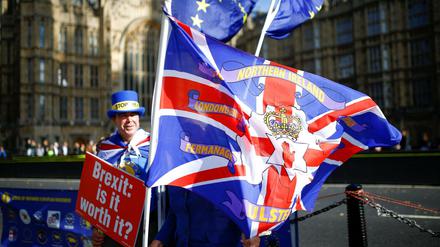Anti-Brexit-Demonstranten in London.