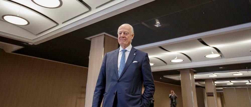 Jetzt geht er - und zwar für immer: Der UN-Sondergesandte di Mistura hat den Job aufgegeben.