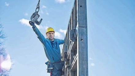 Besonders gut geht es dem Bau. Deshalb sind die Erwartungen in der Branche auch eher verhalten: Es kann eigentlich nur noch schlechter werden. 