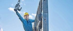 Besonders gut geht es dem Bau. Deshalb sind die Erwartungen in der Branche auch eher verhalten: Es kann eigentlich nur noch schlechter werden. 
