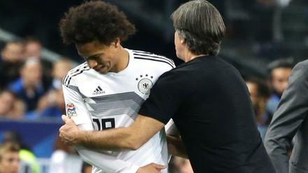 Mut wird belohnt. Joachim Löw vertraute auf Leroy Sané und Co.