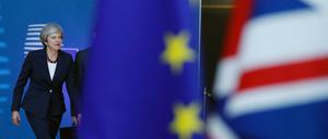 Großbritanniens Premierministerin Theresa May bei ihrer Ankunft zum EU-Gipfel