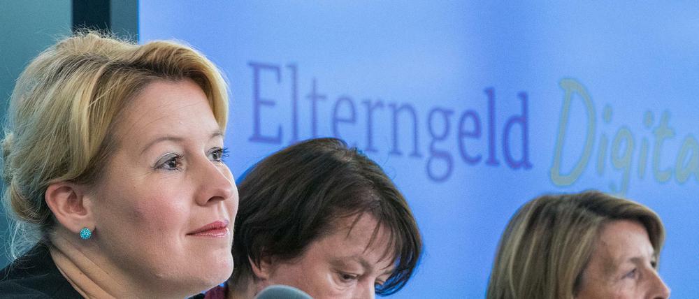 Franziska Giffey stellte am Dienstag das digitale Antragsverfahren für die Auszahlung des Elterngelds vor. 