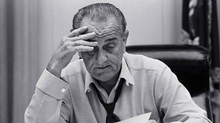 Präsident Lyndon B. Johnson wenige Tage vor der Verkündung des Bombardierungsstops.