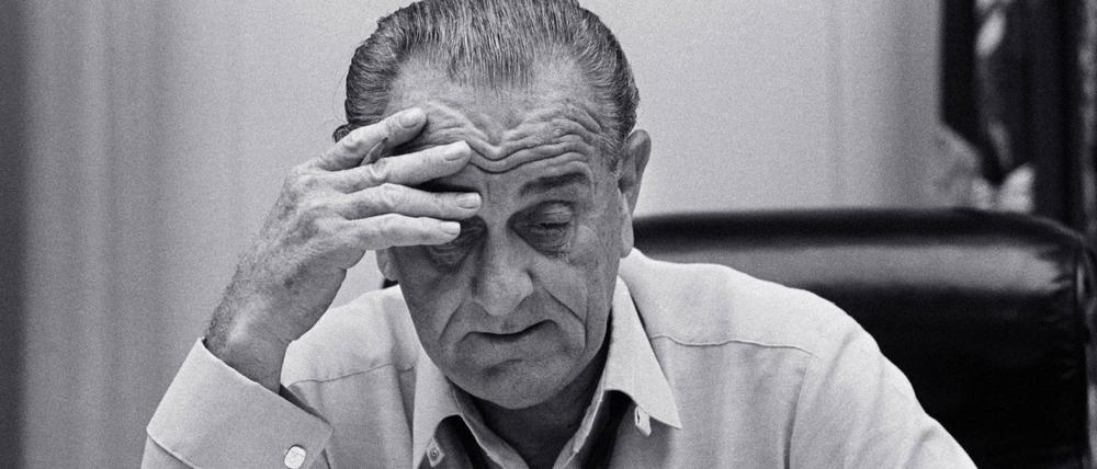 Präsident Lyndon B. Johnson wenige Tage vor der Verkündung des Bombardierungsstops.