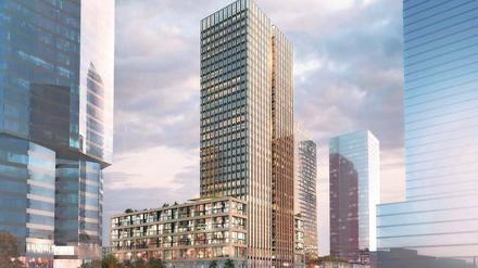 Mittes Stadtrat Ephraim Gothe freut sich über die Gasse zwischen Alexanderplatz und Alexanderstraße als „grüne Visitenkarte“. 