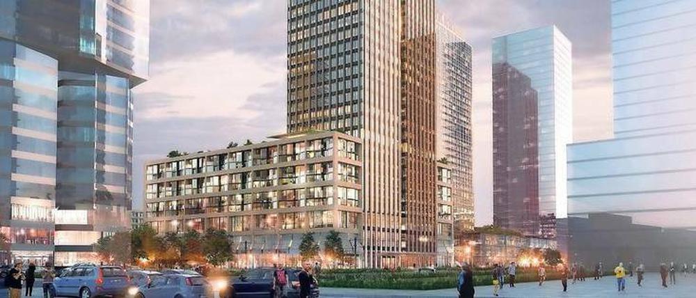 Mittes Stadtrat Ephraim Gothe freut sich über die Gasse zwischen Alexanderplatz und Alexanderstraße als „grüne Visitenkarte“. 