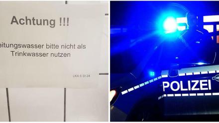 Hände waschen ja, trinken nein.