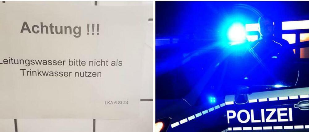 Hände waschen ja, trinken nein.