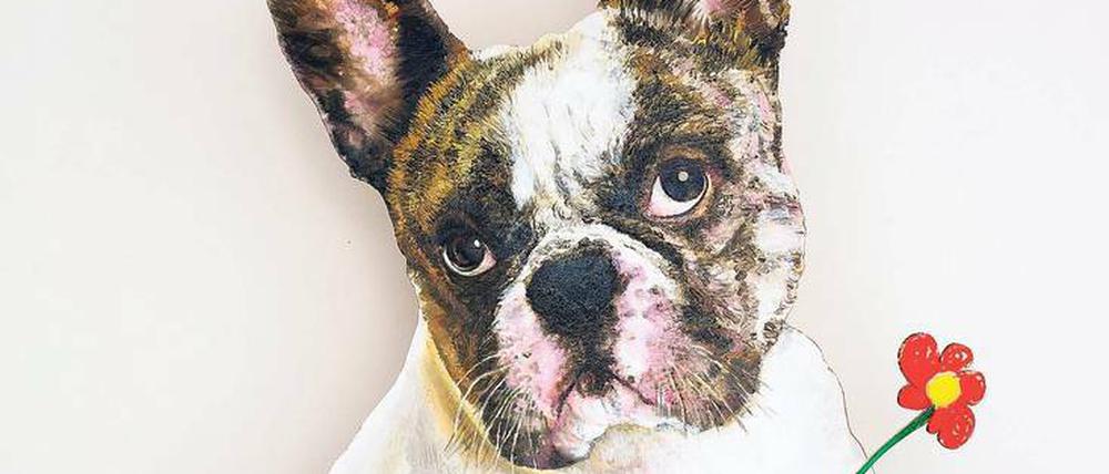 Blumenkind. „French Bulldog“ (2018) von Ida Tursic und Wilfried Mille.