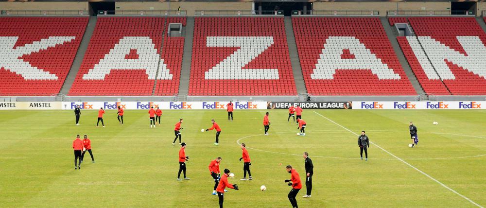 Sollten sich die Fußballer von Rubin Kasan für den Europapokal qualifizieren, dürfen sie nicht starten.