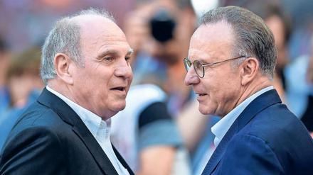 Sind sich einig: Uli Hoeneß (l.) und Karl-Heinz Rumenigge.