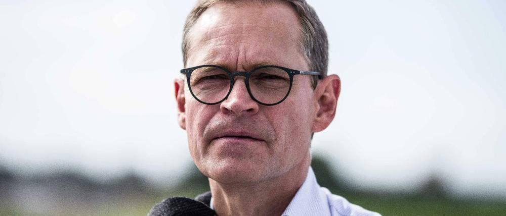 Michael Müller kann auch mal finster dreinblicken.