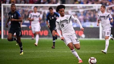 Belebendes Element. Leroy Sané blieb torlos und brachte doch Schwung ins deutsche Spiel.