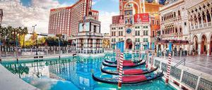 Irrer Streifen. Auf dem Strip kann man im falschen Venedig oder im falschen New York zocken.