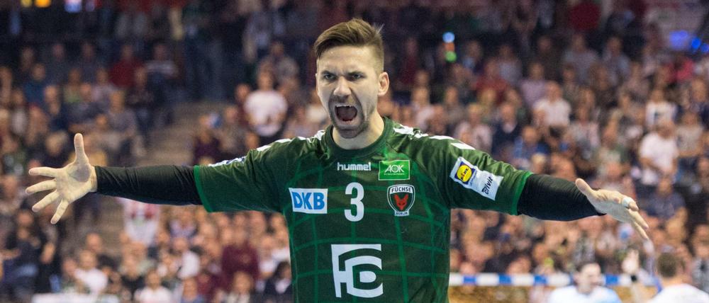 Fabian Wiede (hier beim Spiel gegen Magdeburg) war gegen Taubate zum Zaubern zumute.