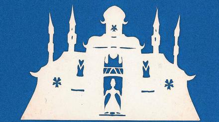Zartes Papier. In der Bremer Ausstellung ist Andersens das „Orientalische Gebäude“ (1859) zu sehen. 