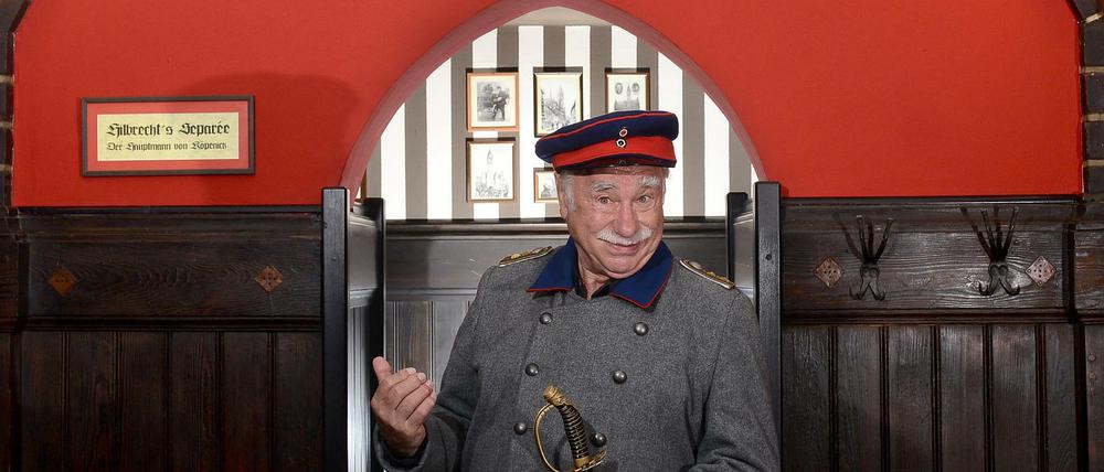 Jürgen Hilbrecht ist der dienstälteste "Hauptmann von Köpenick".
