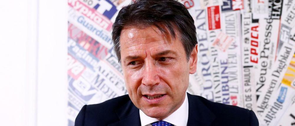 Die selbst gesetzte Grenze bei der Neuverschuldung will Ministerpräsident Giuseppe Conte nicht überschreiten.
