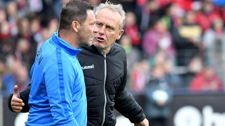 Zwei sind nicht zu bremsen. Pal Dardai und Christian Streich im Gespräch. 