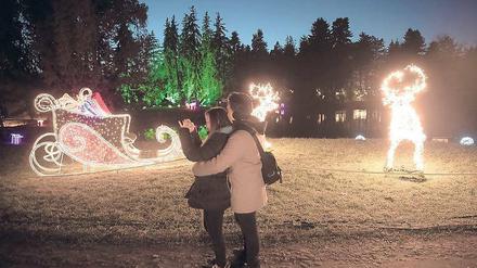 Die erleuchtete Botanik - dieses Jahr auch mit interaktiven Lichtdarstellungen.