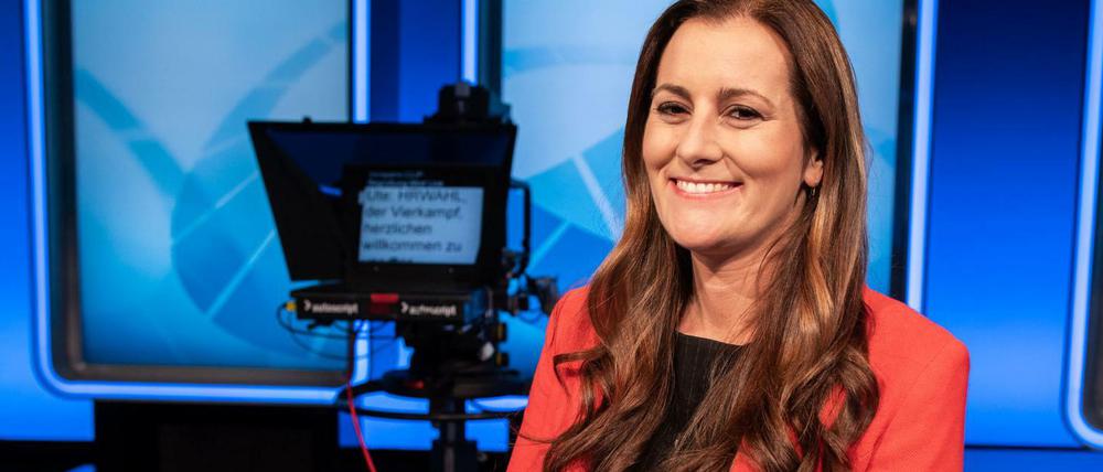 Janine Wissler, Spitzenkandidatin der Linkspartei in Hessen.
