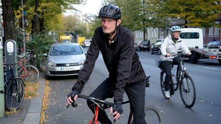 Günter Steinmeyer, der "Fahrradpoet" aus Spandau.