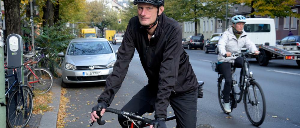 Günter Steinmeyer, der "Fahrradpoet" aus Spandau.