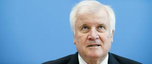 Bundesinnenminister Horst Seehofer bei der Bundespressekonferenz nach der Landtagswahlen in Bayern am 16. Oktober 2018.