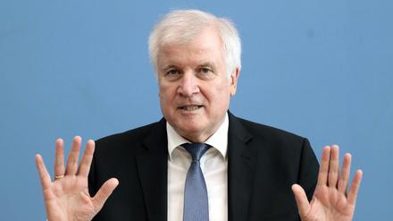 Horst Seehofer, CSU-Vorsitzender und Bundesminister des Innern, für Bau und Heimat.