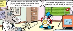 Ein empathisches Eingehen auf den Patienten ist auch für Entenhausener Ärzte wichtig: Eine Szene aus dem „Pschyrentel“.